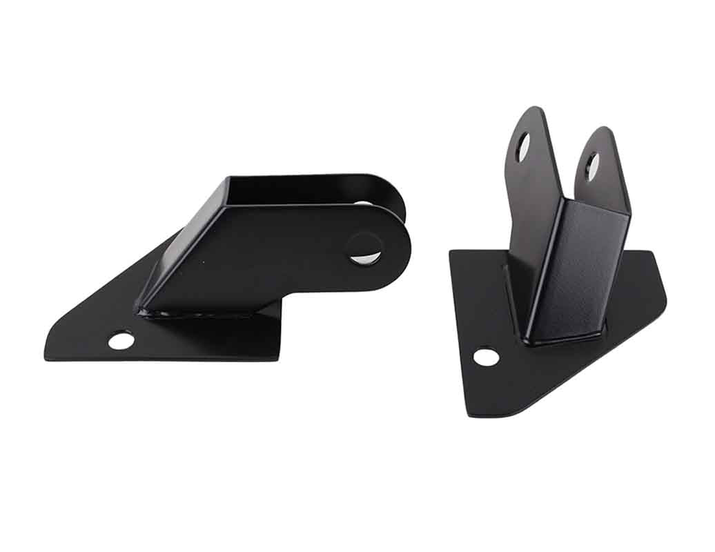Kentrol 50533 Mirror Relocation Brackets Pair for 1987-1995 Jeep Wrangler YJ - Powdercoat Black