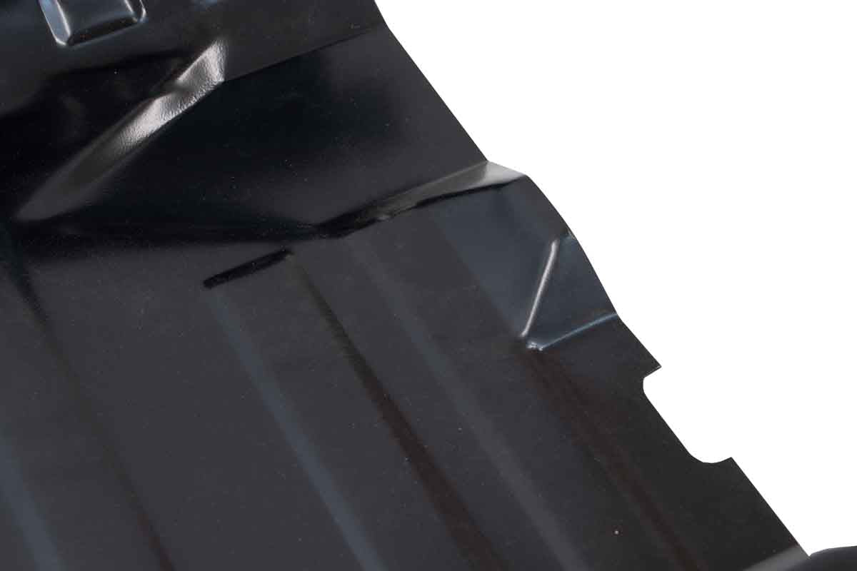 Kentrol 50539 Gas Tank Skid Plate with Strap for 1976-1990 Jeep CJ Wrangler YJ - Powdercoat Black