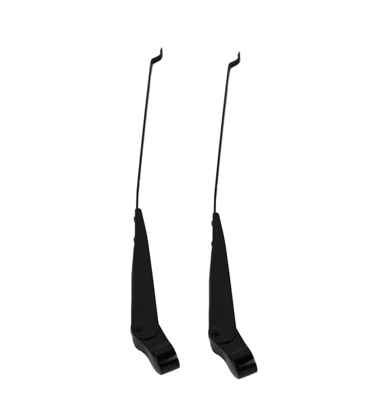 Kentrol 50544 Windshield Wiper Arms Pair for 1968-1986 Jeep CJ5 CJ7 CJ8 - Powdercoat Black