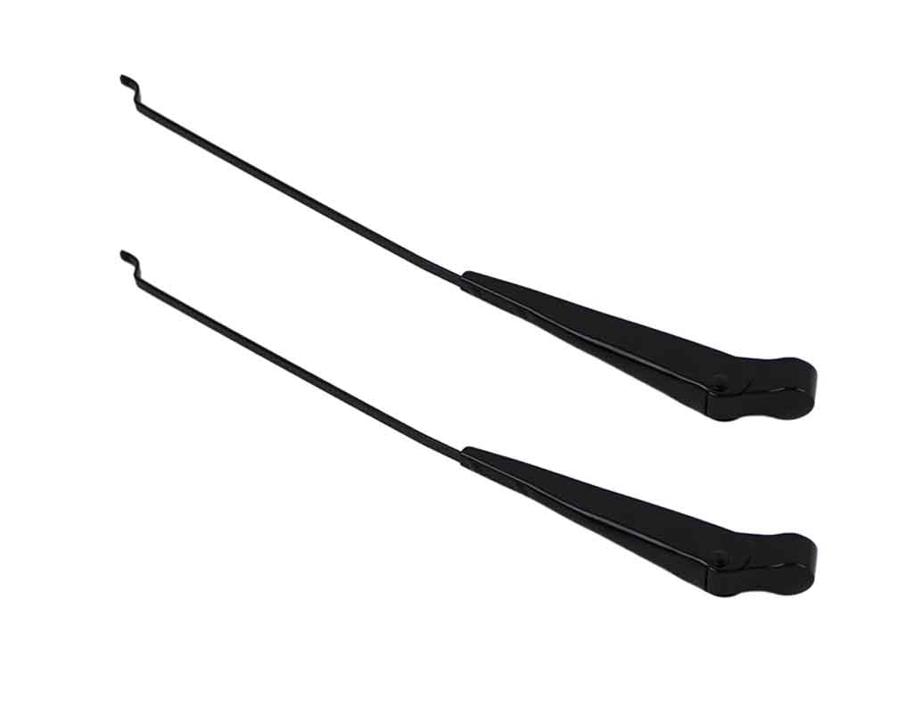 Kentrol 50544 Windshield Wiper Arms Pair for 1968-1986 Jeep CJ5 CJ7 CJ8 - Powdercoat Black