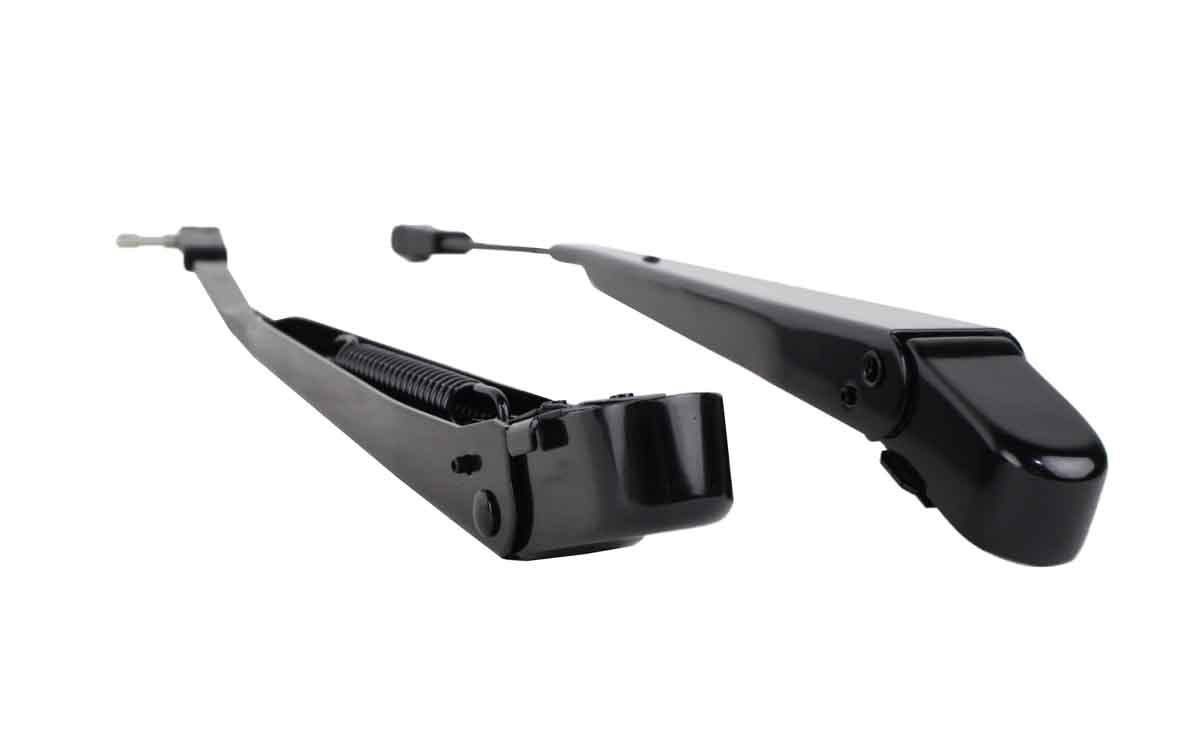 Kentrol 50545 Windshield Wiper Arms Pair for 1987-1995 Jeep Wrangler YJ - Powdercoat Black