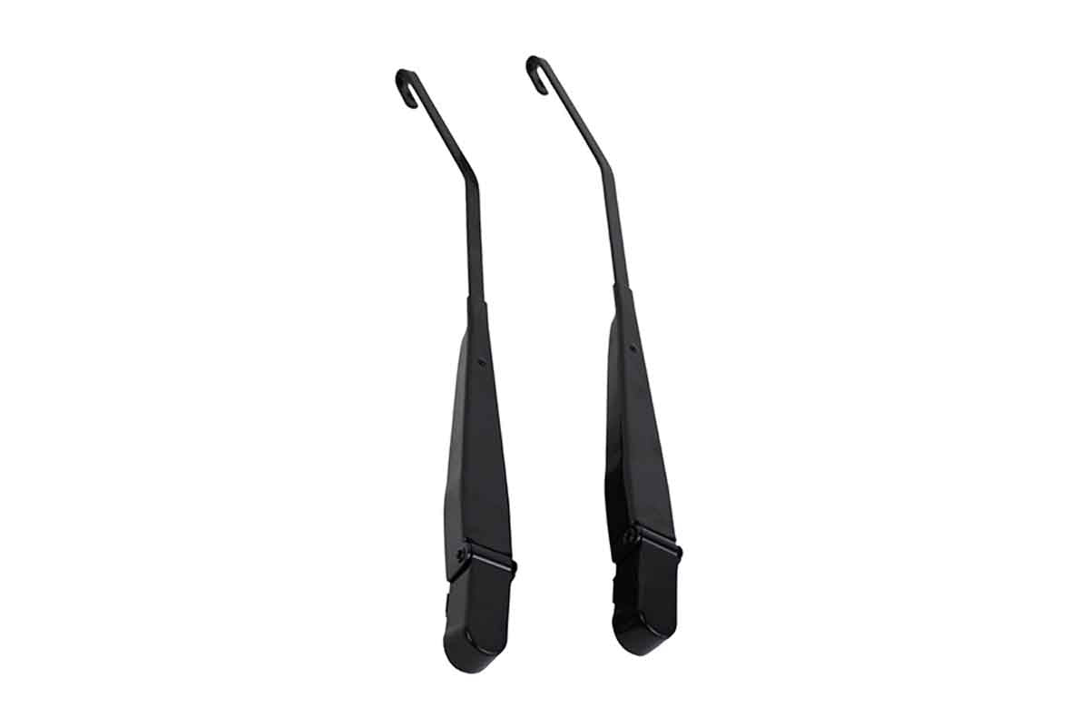 Kentrol 50546 Windshield Wiper Arms Pair for 1997-2006 Jeep Wrangler TJ LJ - Powdercoat Black