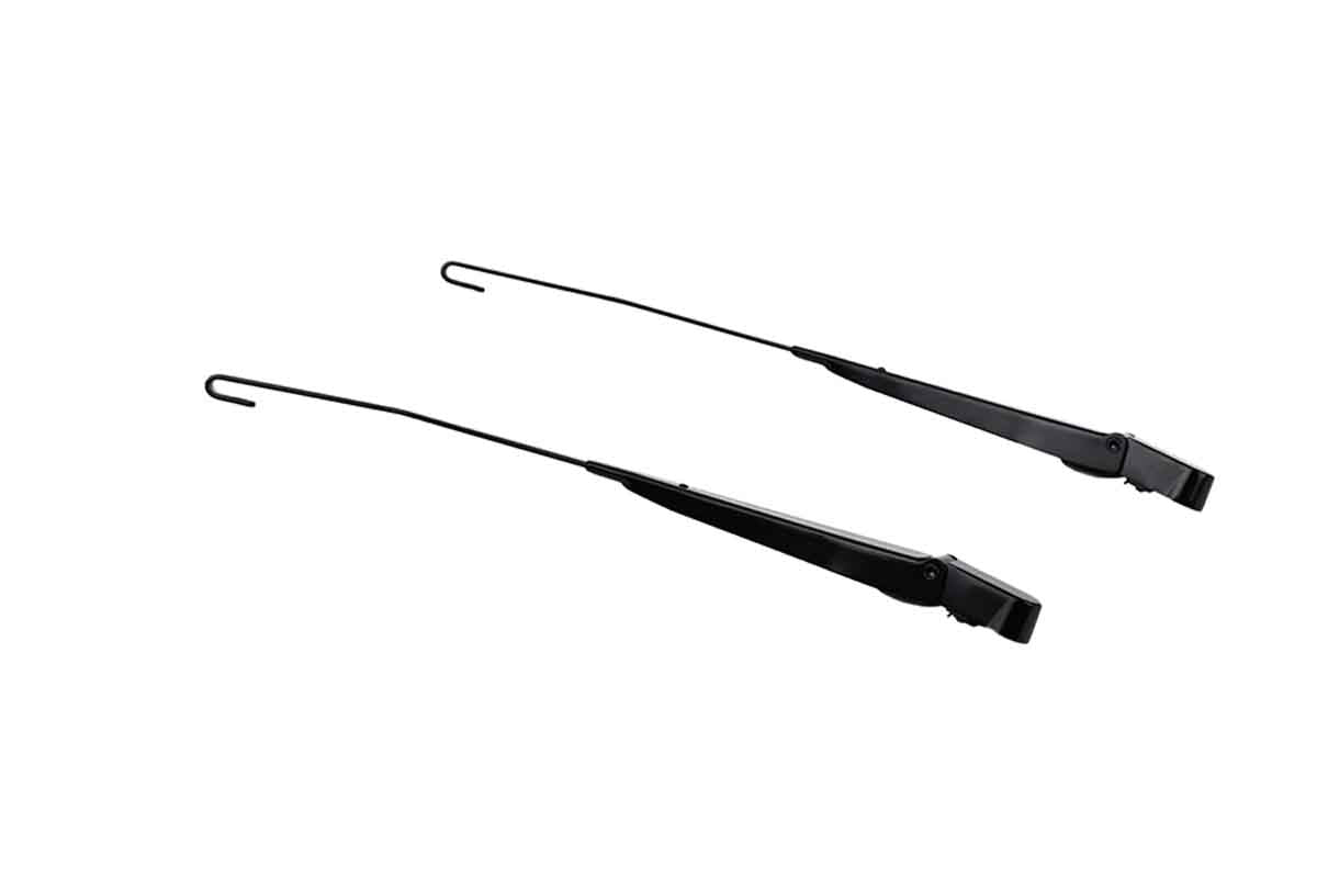 Kentrol 50546 Windshield Wiper Arms Pair for 1997-2006 Jeep Wrangler TJ LJ - Powdercoat Black