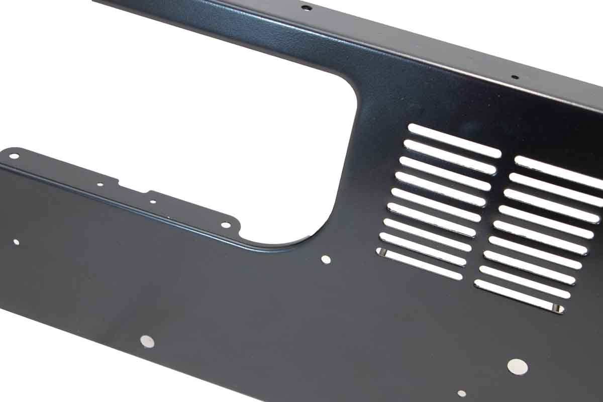 Kentrol 50562 Dash Panel without Radio Opening for 1976-1986 Jeep CJ5 CJ7 CJ8 - Powdercoat Black