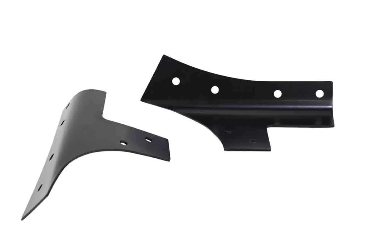 Kentrol 50574 Windshield Supports Pair for 2007-2018 Jeep Wrangler JK - Powdercoat Black