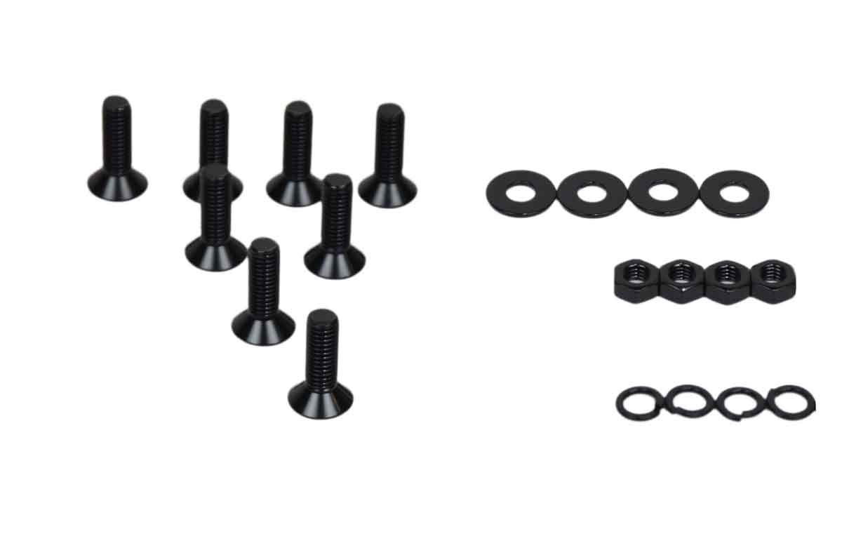 Kentrol 50575 Door Hinge Set 4 Piece for 2007-2018 Jeep Wrangler JK 2-Door - Powdercoat Black