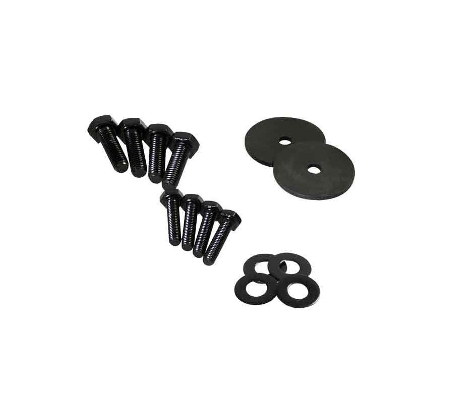 Kentrol 50588WHC Hood Kit without Hood Catch for 2007-2018 Jeep Wrangler JK - Powdercoat Black