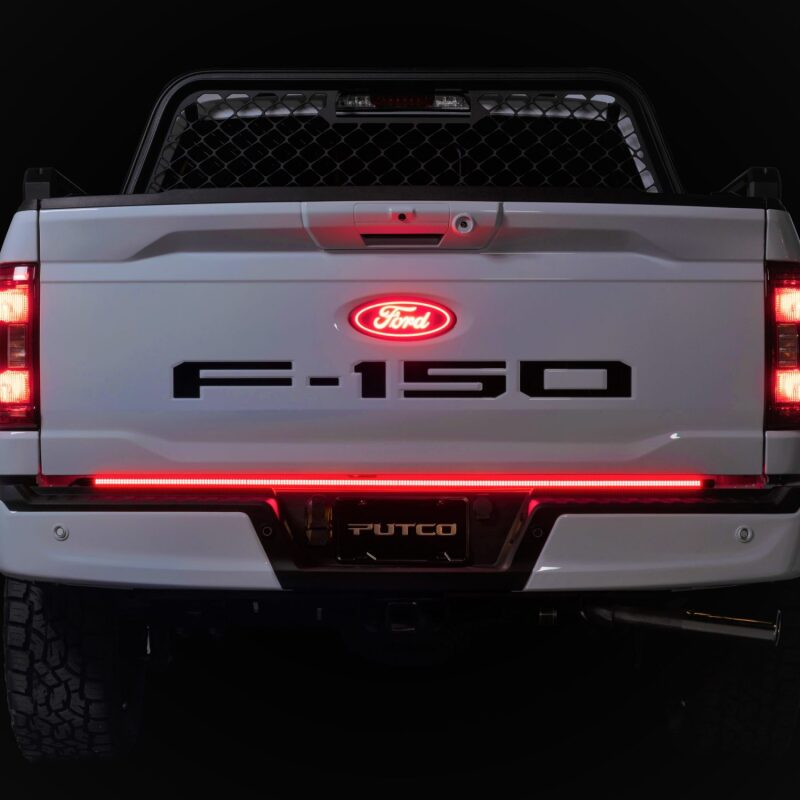 Putco for 2021-2026 Ford F-150 with Factory LED Taillamps & OBS 60in Freedom Blade LED Tailgate Light Bar