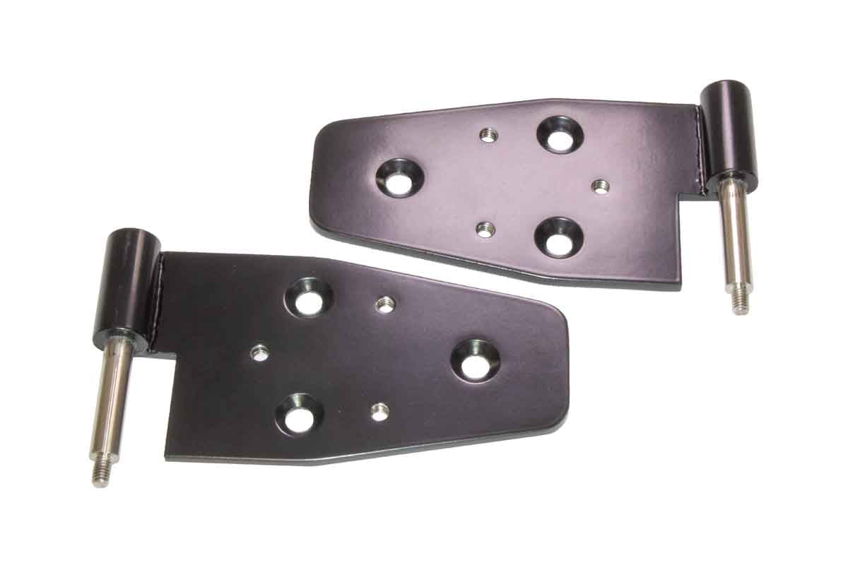 Kentrol 50719 Door Hinge Set 4 Piece for 2003-2006 Jeep Wrangler TJ LJ - Powdercoat Black
