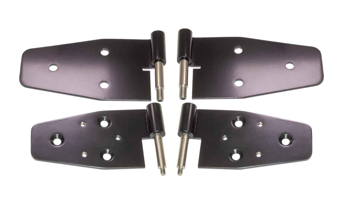 Kentrol 50719 Door Hinge Set 4 Piece for 2003-2006 Jeep Wrangler TJ LJ - Powdercoat Black
