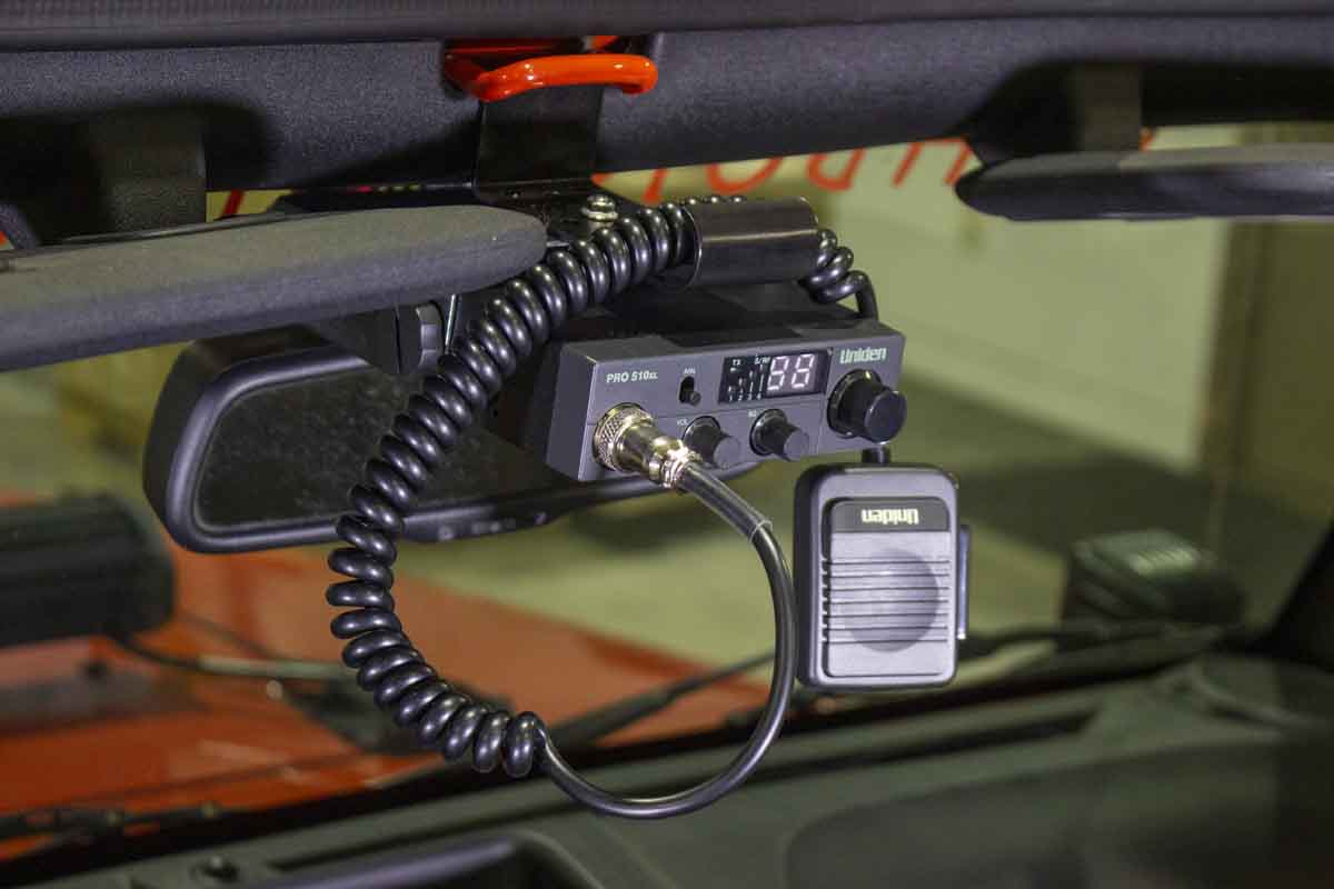 Kentrol 50721 CB Radio Mount for 2007-2018 Jeep Wrangler JK - Powdercoat Black