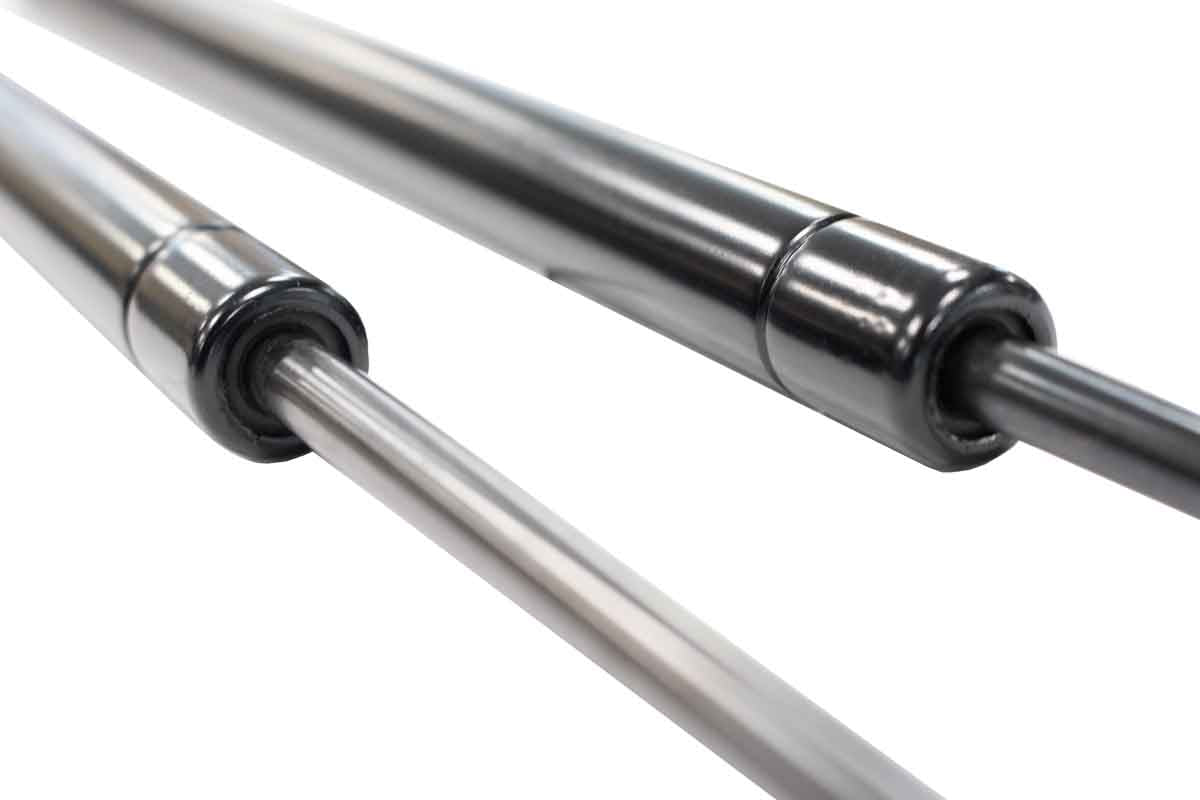 Kentrol 50730 Hood Lift Supports for 2007-2018 Jeep Wrangler JK - Powdercoat Black