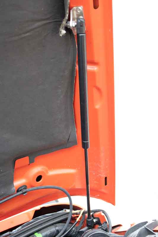 Kentrol 50730 Hood Lift Supports for 2007-2018 Jeep Wrangler JK - Powdercoat Black