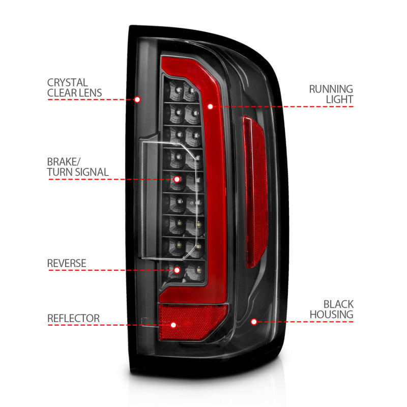 ANZO 2015-2022 Chevrolet Colorado LED Taillights