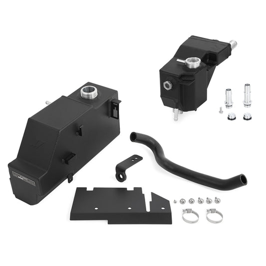 Mishimoto 11-19 Ford 6.7L Powerstroke Expansion Tank Kit - Micro-Wrinkle Black - #MMRT-F2D-11KMWBK