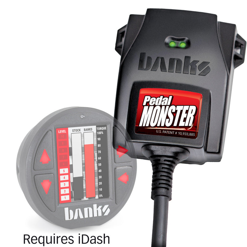 Banks Power Pedal Monster® Kit, Aptiv GT 150, 6 Way, For Use With iDash® 1.8