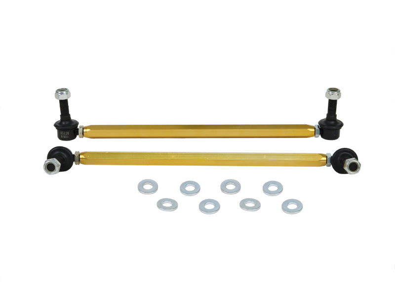 Whiteline KLC201 Front Sway Bar Links for 2011-2016 Hyundai Genesis, 2011-2016 Hyundai Genesis Coupe, 2012-2015 Chevrolet Camaro and More