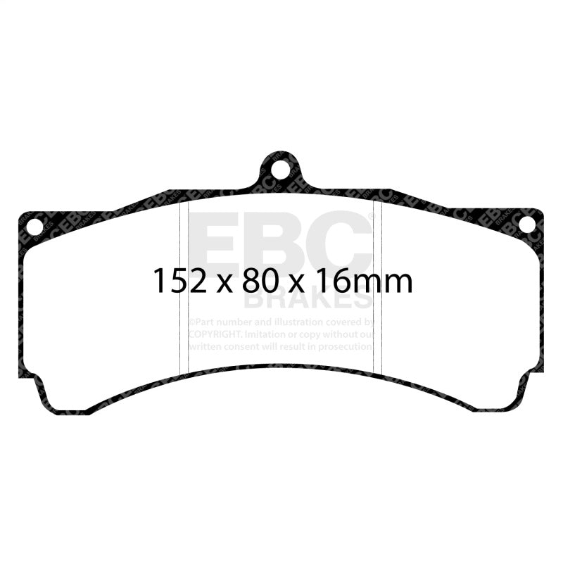 EBC Brakes Yellowstuff Performance Brake Pads DP4032R