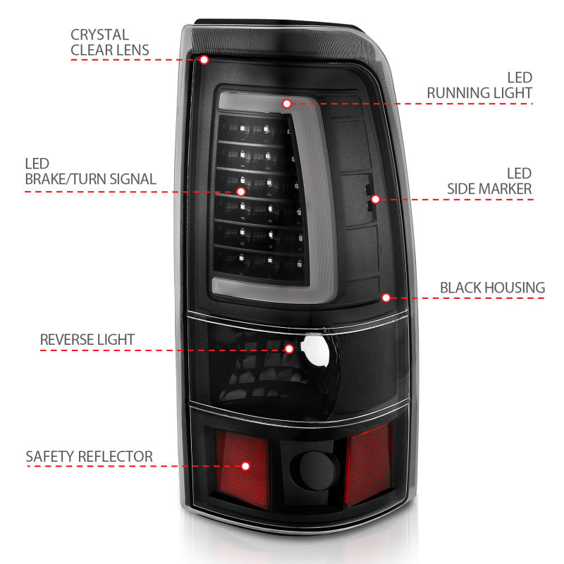 ANZO 1999-2006 GMC Sierra 1500 LED Taillights