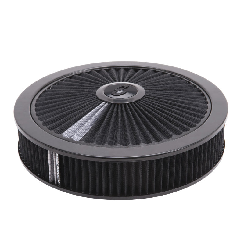 Edelbrock 43662 Air Cleaner Pro-Flo High-Flow Series Round Filtered Top 14 in Diameter x 3.125