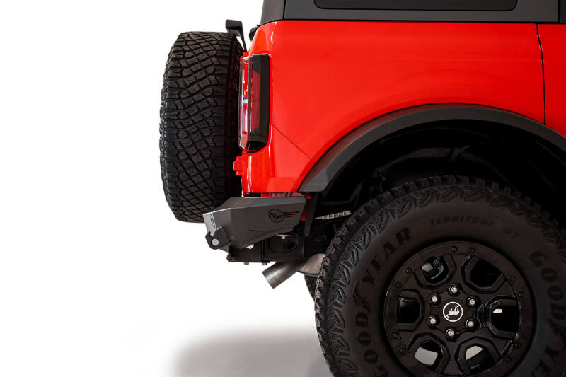 Addictive Desert Designs for 2021+ Ford Bronco Rock Fighter Rear Bumper - Hammer Black