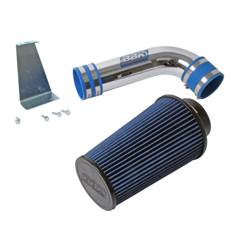 BBK Performance 1556 Cold Air Intake Kit Standard Style, Chrome Finish for 1986-1993 Ford Mustang (5.0L)
