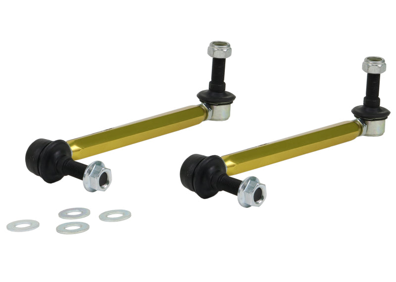 Whiteline KLC180-235 Universal Sway Bar Link Assembly Heavy Duty Adjustable 12mm Steel Ball/Ball Style for 2003-2007 Honda Accord, 2007-2010 Hyundai Elantra