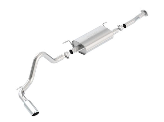 Borla 140680 2016 Toyota Tacoma 3.5L V6 Auto 4DR CC SB S-Type 2.5in Single Left Rear Exit 4in Tip Exhaust - #140680