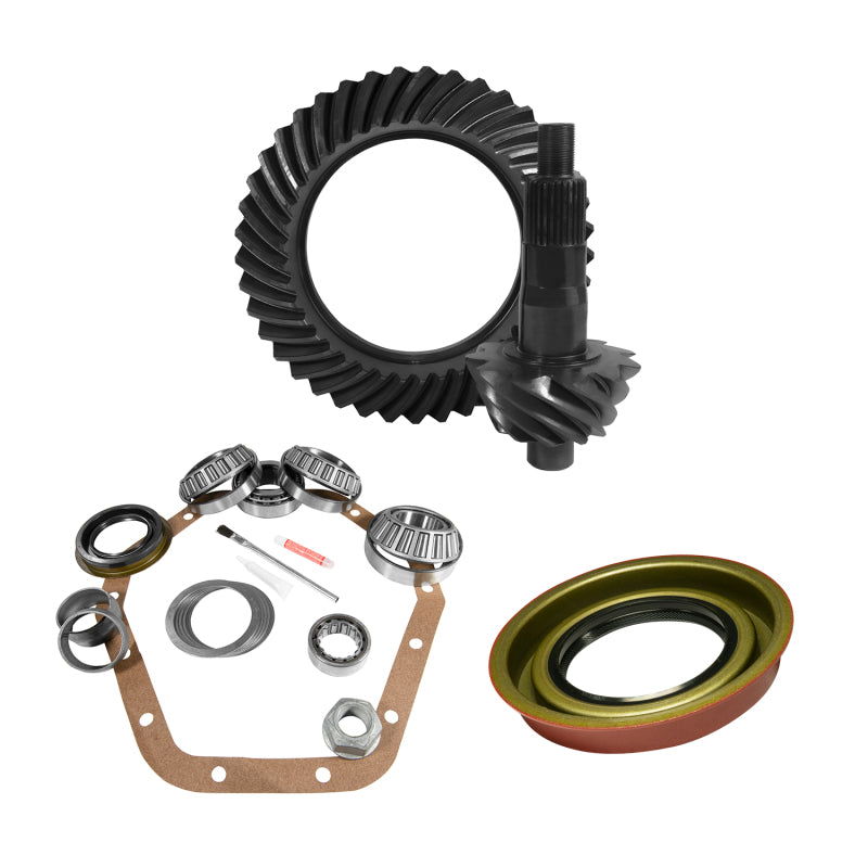 Yukon Gear & Axle YGK2124 10.5in for GM 14 Bolt 5.38 Thick Rear Ring & Pinion Install Kit