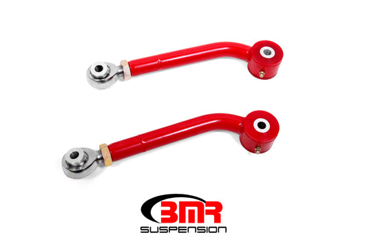 BMR 2008-2023 Challenger Upper Trailing Arms with Single Adj. Poly/Rod Ends - Red