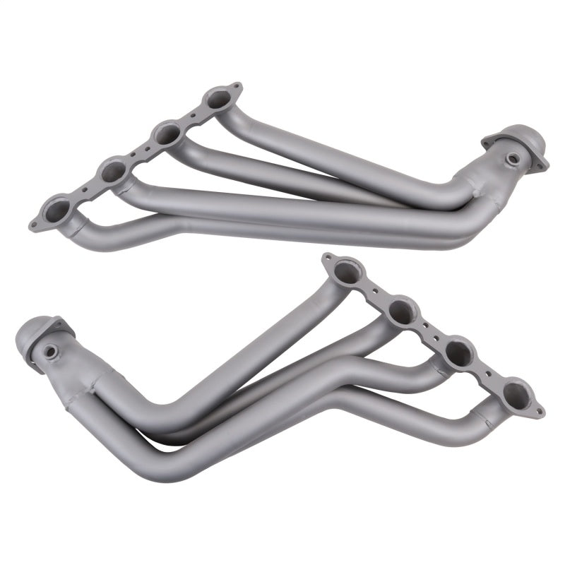 BBK Performance 4054 Long Tube Headers with High Flow Catalytic Converters 1-7/8 Titanium Ceramic for 2010-2015 Chevrolet Camaro SS / ZL1 (6.2L)