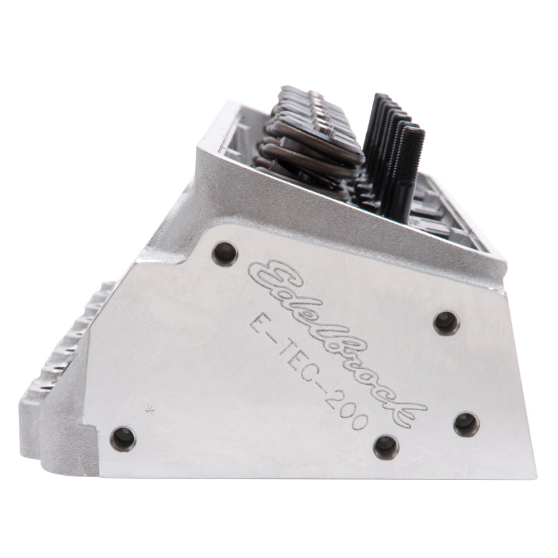 Edelbrock 60985 Cylinder Head Small Block Chevrolet Performer RPM E-Tec 200 for Hydraulic Roller Cam