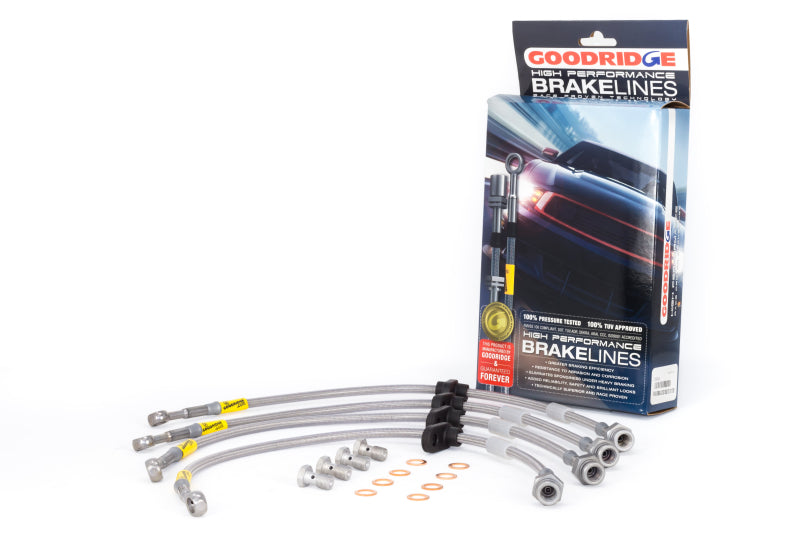 Goodridge 98-00 Honda Accord w/Rear Disc Brake Lines 20004