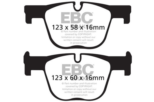 EBC 13-18 BMW Ultimax2 Brake Pads UD1610