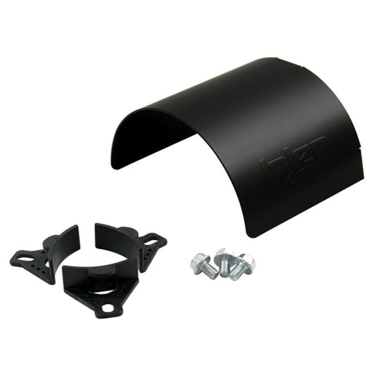 Injen Aluminum Air Filter Heat Shield Universal Fits 3.50 Black - #HS3500BLK