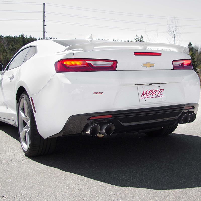 MBRP Camaro SS 3in Dual Cat-Back Exhaust Street Version with T409 Tips