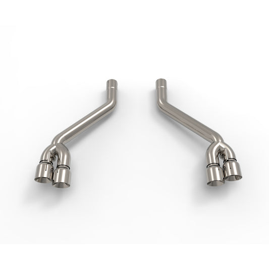 Kooks 22606270 for 2016 + Chevrolet Camaro SS 3in Axle Back Muffler Delete Exhaust System w/ Polished Quad Tips