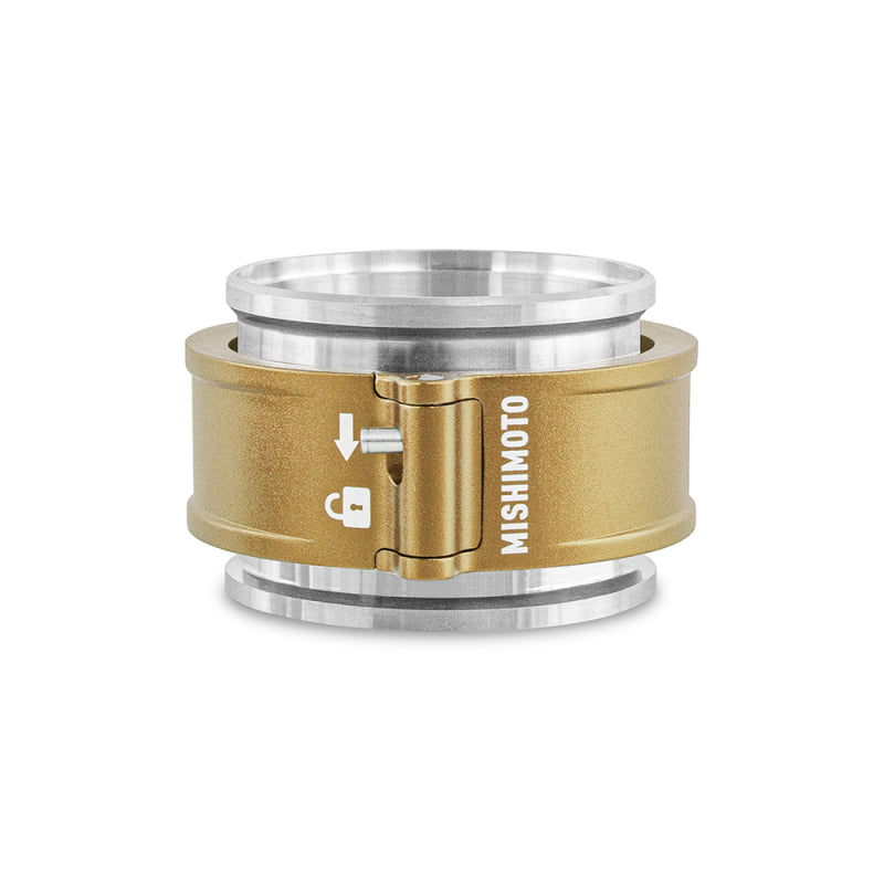Mishimoto 2.5in Quick Release Clamp Assembly - Gold - #MMCLAMP-QD-25GD