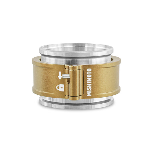 Mishimoto 2.5in Quick Release Clamp Assembly - Gold - #MMCLAMP-QD-25GD