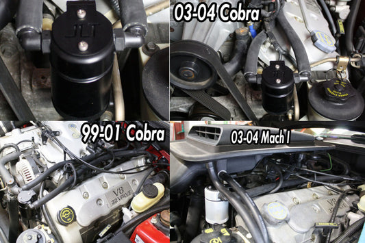 J&L 99-04 Ford Mustang SVT Cobra Driver Side Oil Separator 3.0