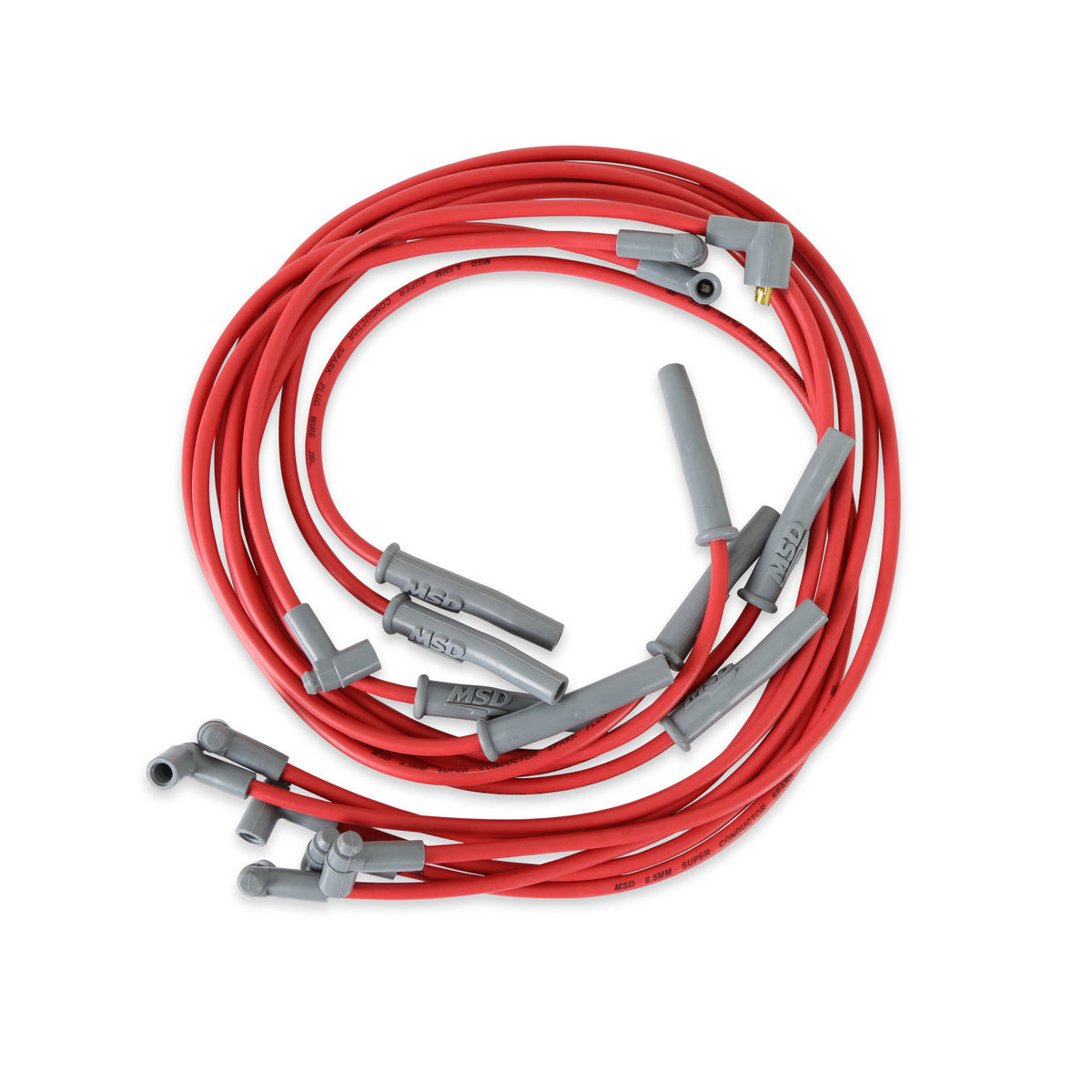 MSD 32739 Super Conductor Spark Plug Wire Set, Chry. 383-440 HEI for MSD Dist.