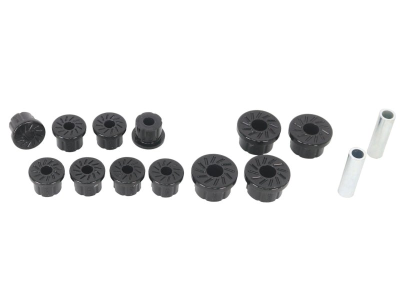 Whiteline W73475 Front Leaf Spring Eye and Shackle Bushings for 1986-1995 Suzuki Samurai