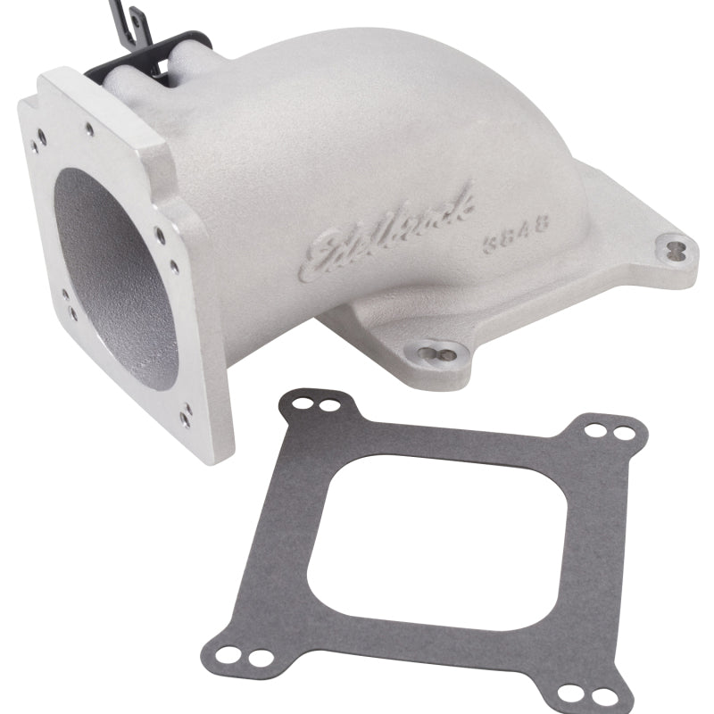Edelbrock 3848 Low Profile 90mm Throttle Body Elbow to Square-Bore 4150 Flange