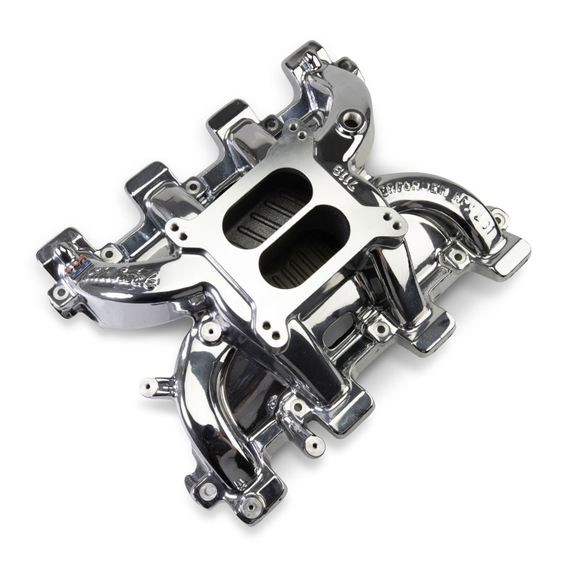 Edelbrock 71187-CP Chevrolet LS1 Performer RPM Intake Manifold Only - Chrome Plasma Finish