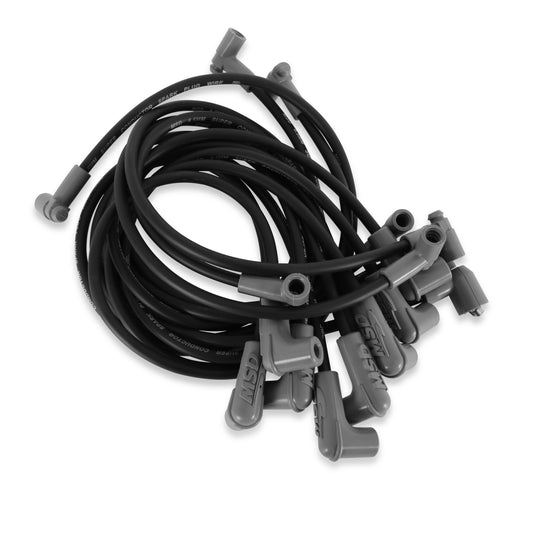 MSD 35603 Wire Set, SC Blk, BB for Chevy for use with HEI Tower Cap