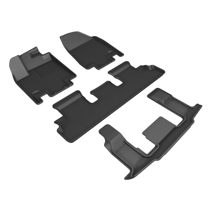 3D MAXpider Kagu 3rd Row Floor Mats for 2022-2026 Infiniti QX60