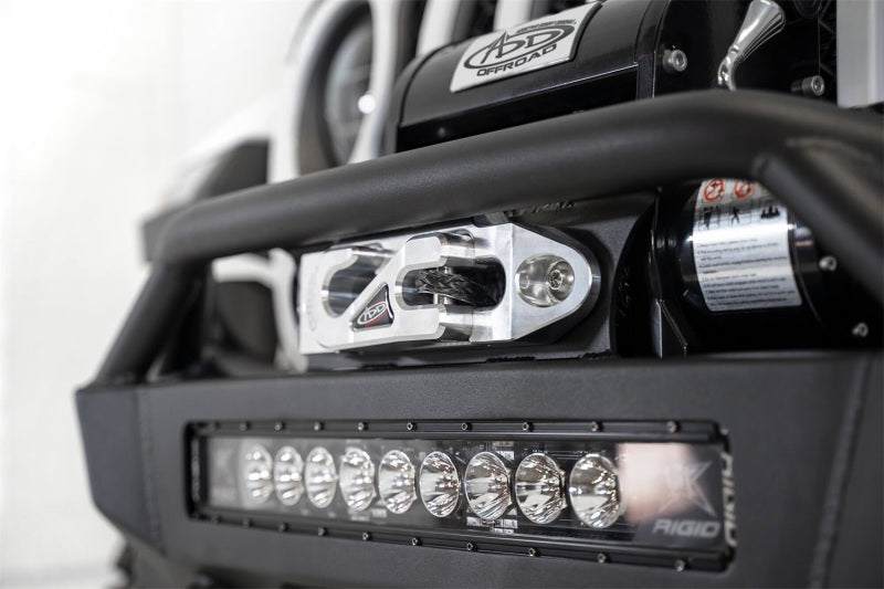 Addictive Desert Designs for 2020 Jeep Gladiator JT Stealth Fighter Front w/Top Hoop & Winch Mount