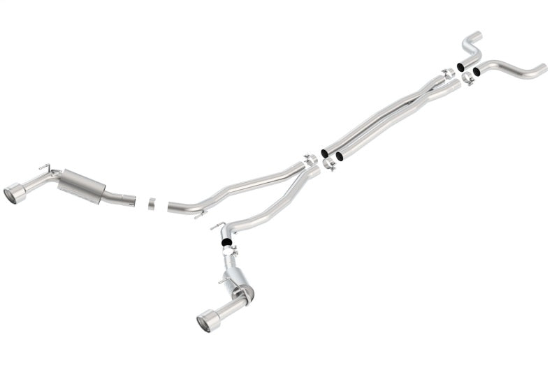 Borla 140530 Cat-Back Exhaust System S-Type for 2014-2015 Chevrolet Camaro SS (6.2L V8)