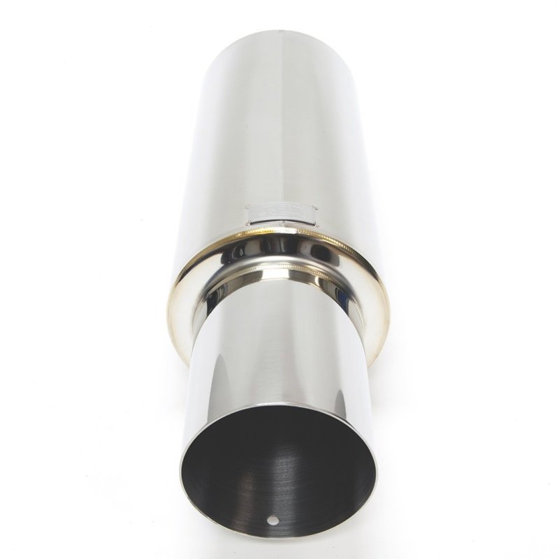 BLOX Racing 76.2mm N1 Straight Tip Muffler Universal BXEX-00110