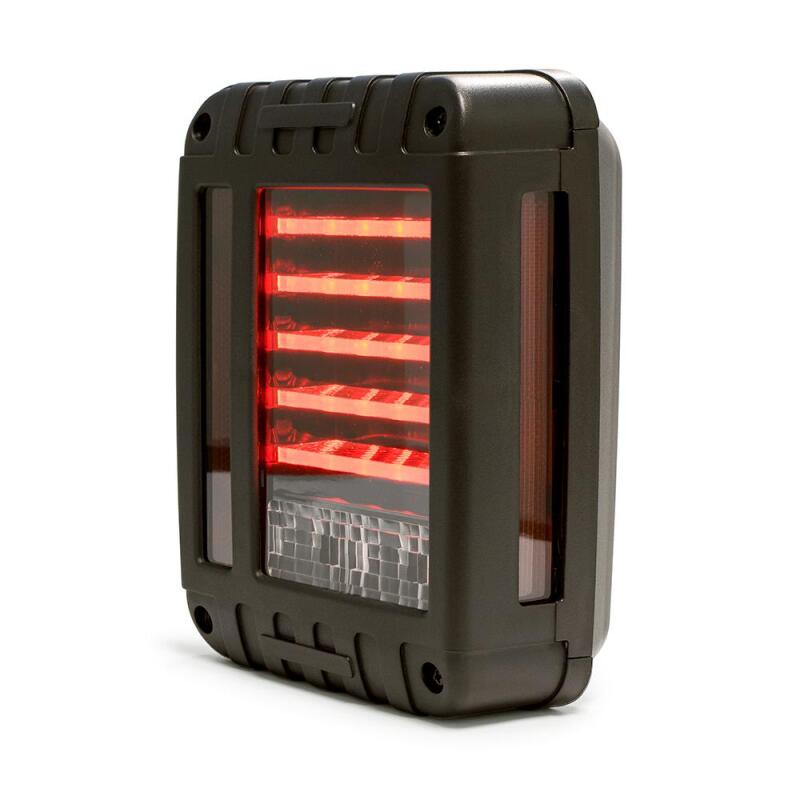DV8 Offroad 07-18 Jeep Wrangler JK Octagon LED Tail Light - #TLJK-02